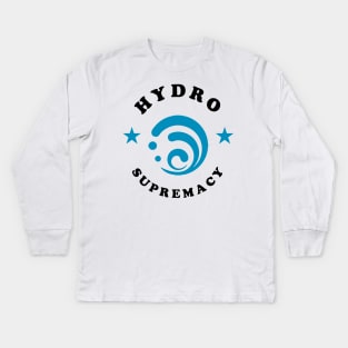 Hydro supremacy - Genshin Impact Kids Long Sleeve T-Shirt